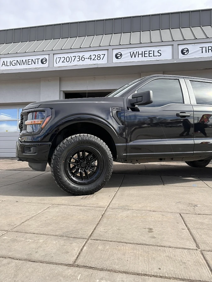 2026 Ford F-150 with Lock Off-Road Krawler Black Wheels