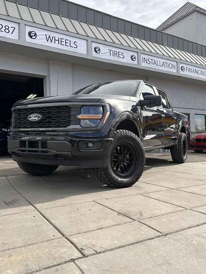 2026 Ford F-150 with Black Lock Off-Road Krawler Rims