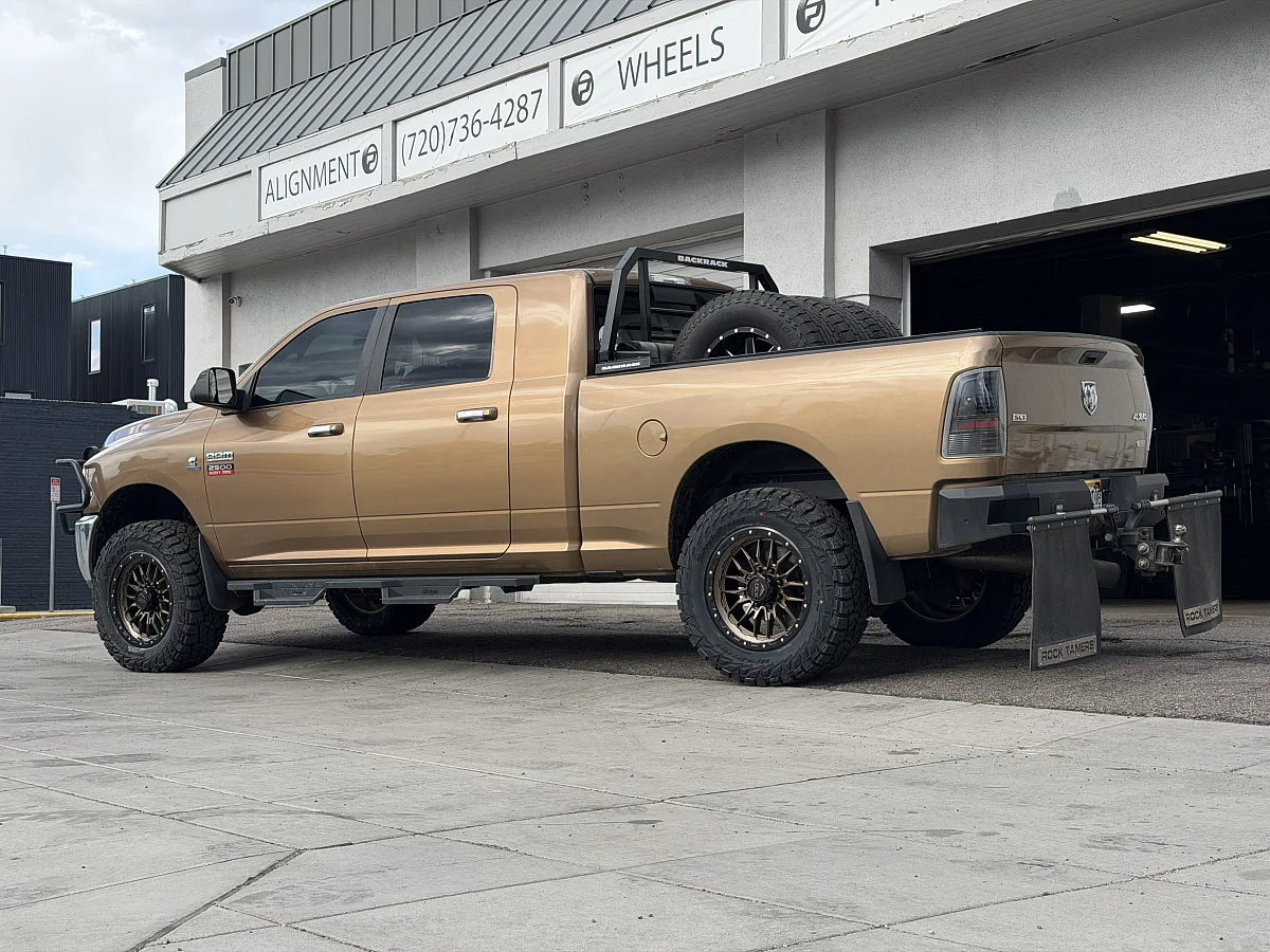 2014 RAM 2500 with Lock Off-Road Krawler Bronze Wheels