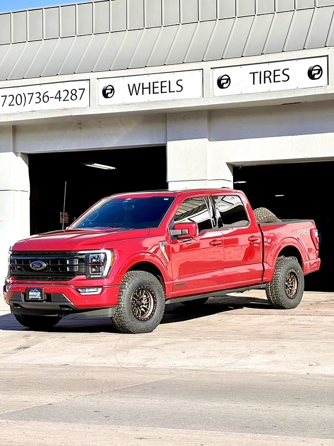 2025 Ford F-150 with Lock Off-Road Krawler Bronze Rims