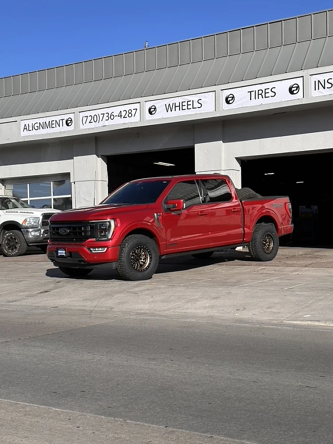 2025 Ford F-150 with Lock Off-Road Krawler Bronze Wheels