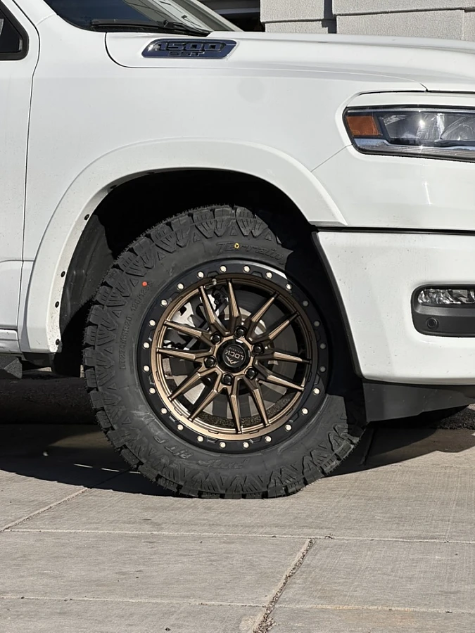 2026 RAM 1500 with Lock Off-Road Krawler Bronze Wheels