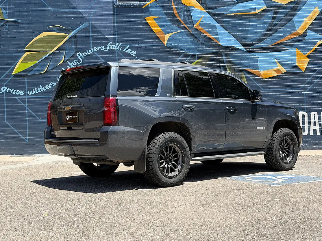 2019 Chevrolet Tahoe with Charcoal Lock Off-Road Krawler Rims
