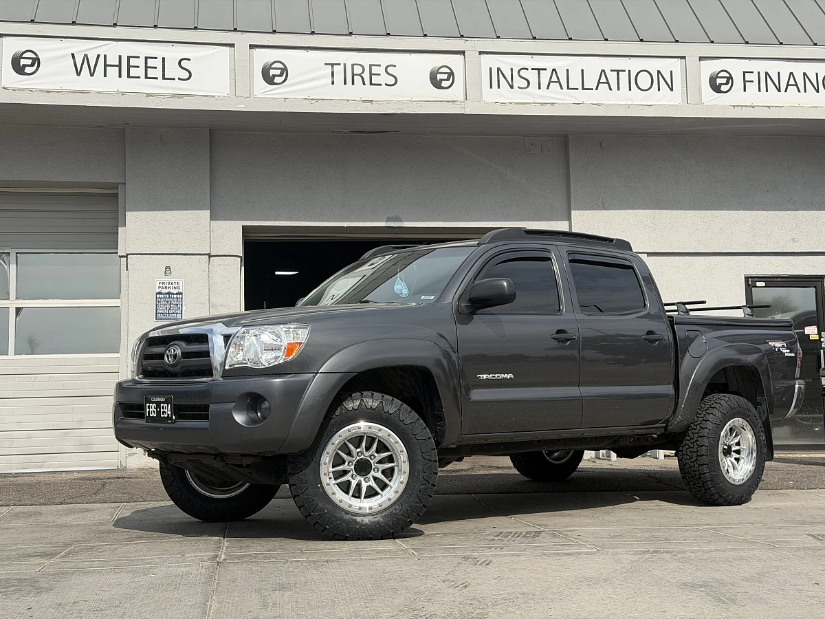2012 Toyota Tacoma with Lock Off-Road Krawler Polished Wheels