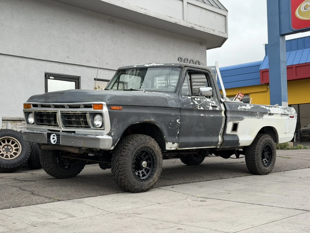 1980 Ford F-250 Equipped with Lock Off-Road Lunatic Black