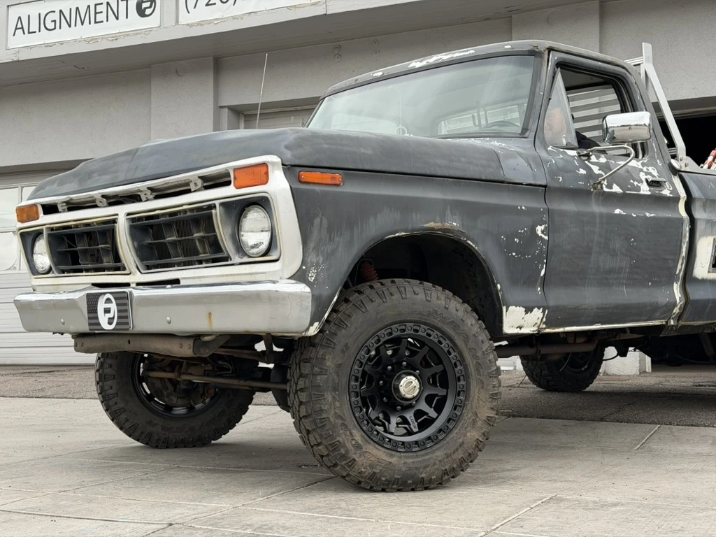 1980 Ford F-250 with Lock Off-Road Lunatic Black Rims