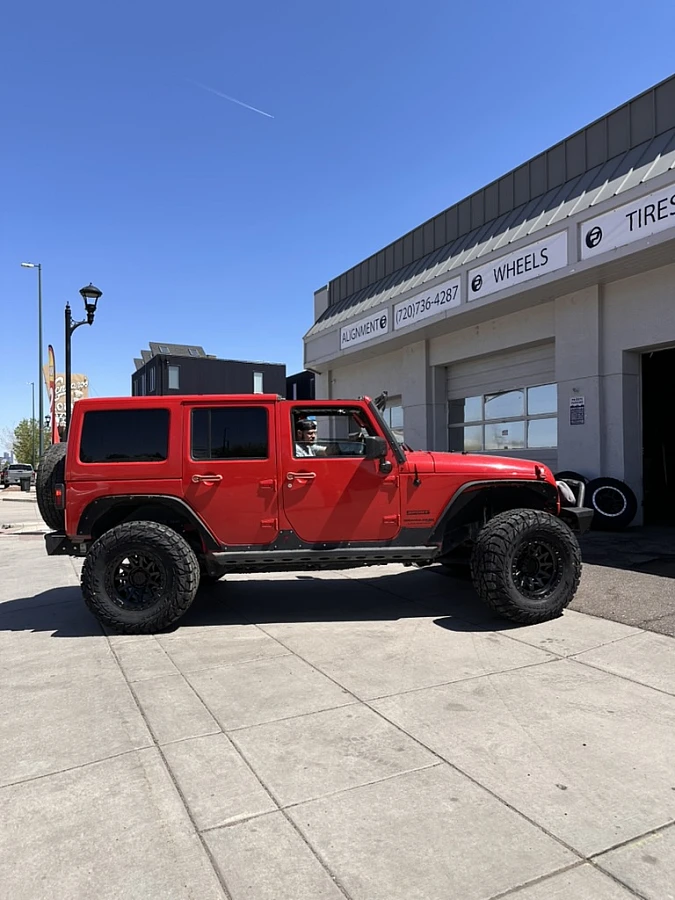 Lock Off-Road Lunatic Black Rim on 2017 Jeep Wrangler
