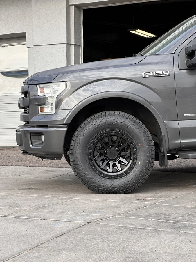 Lock Off-Road Lunatic Black Rim on 2019 Ford F-150