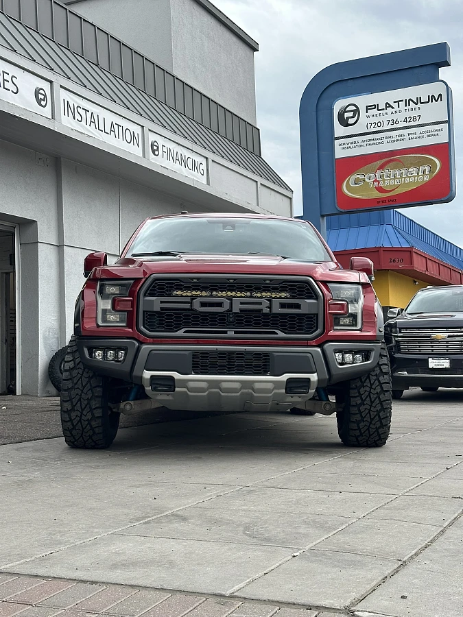 2020 Ford F-150 with Lock Off-Road Lunatic Black Rims