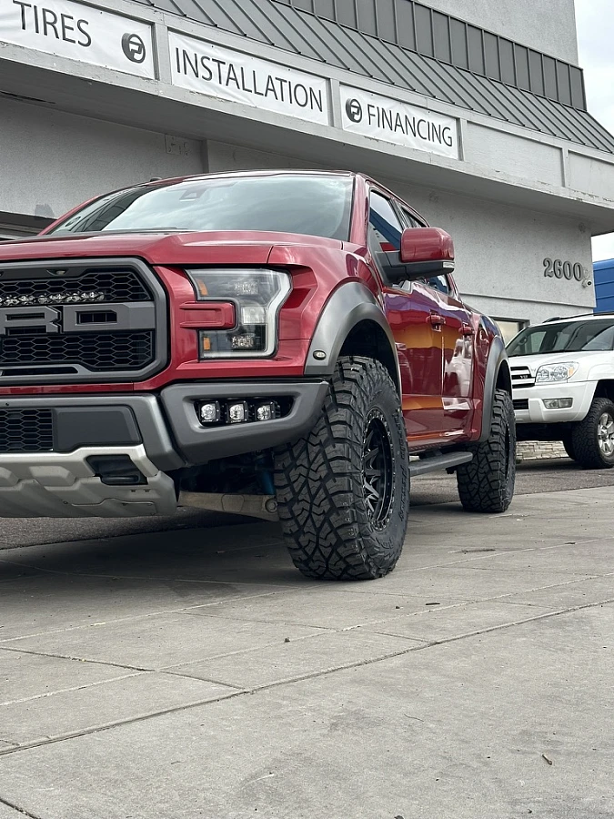 2020 Ford F-150 with Black Lock Off-Road Lunatic Rims