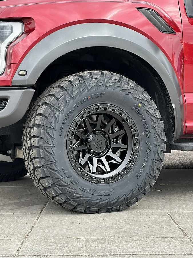 Lock Off-Road Black Lunatic Wheel on 2020 Ford F-150