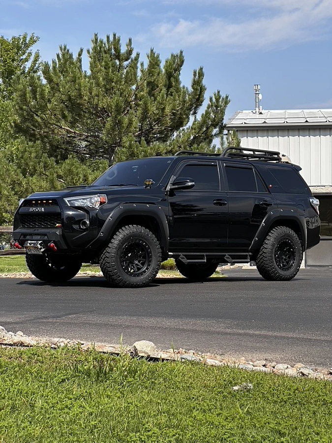 2024 Toyota 4Runner with Lock Off-Road Lunatic Black Rims
