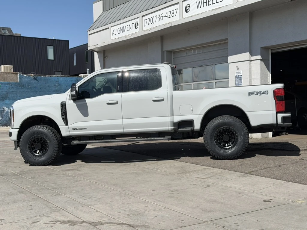 2025 Ford F-250 with Black Lock Off-Road Lunatic Rims