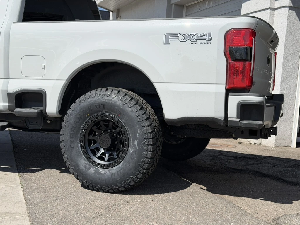 Lock Off-Road Lunatic Black Aftermarket Wheel on 2025 Ford F-250