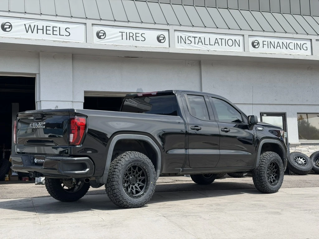 2025 GMC Sierra 1500 with Lock Off-Road Lunatic Black Wheels