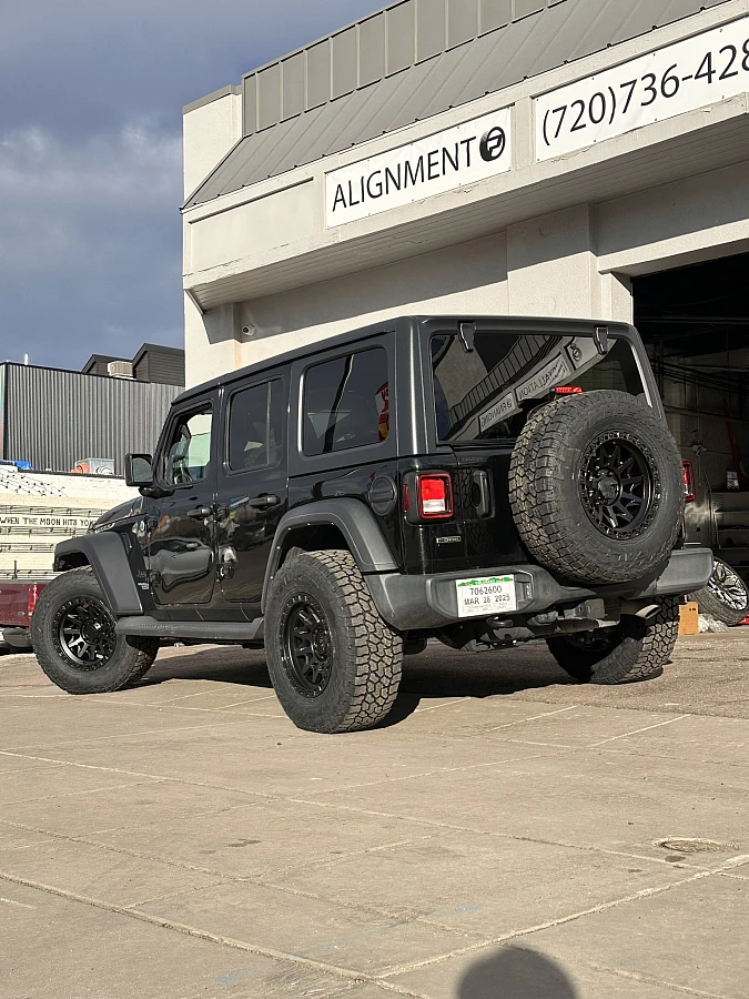 Lock Off-Road Black Lunatic Wheel on 2025 Jeep Wrangler