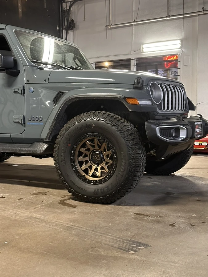 2024 Jeep Wrangler with Lock Off-Road Lunatic Bronze Wheels