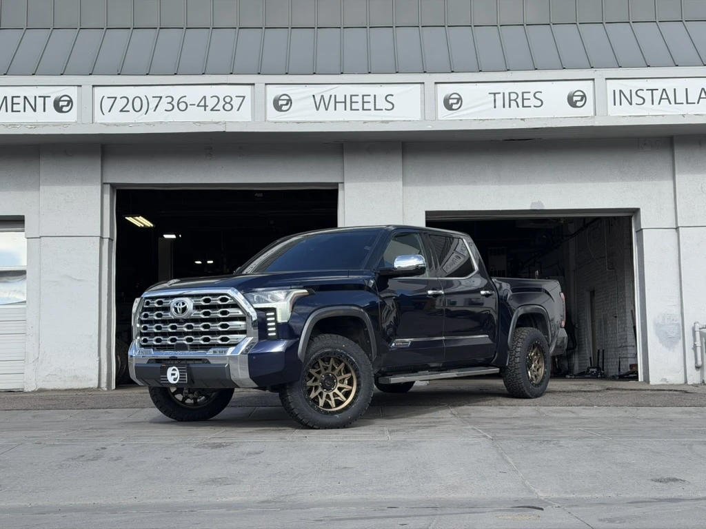 2025 Toyota Tundra with Bronze Lock Off-Road Lunatic Rims