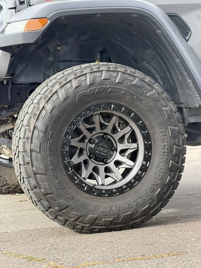 2025 Jeep Wrangler with Lock Off-Road Lunatic Charcoal Wheels