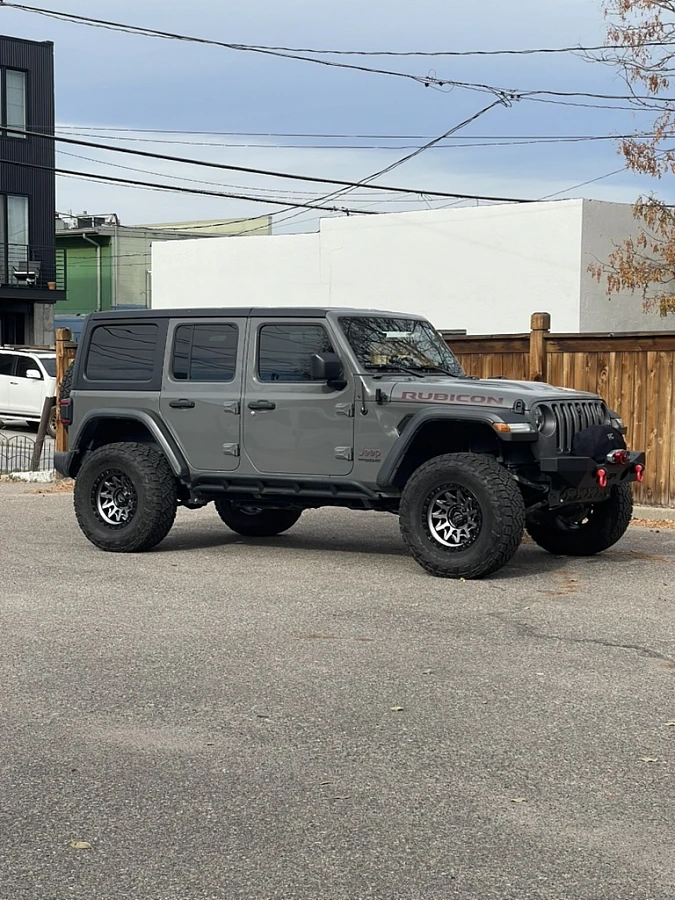 2025 Jeep Wrangler with Charcoal Lock Off-Road Lunatic Rims