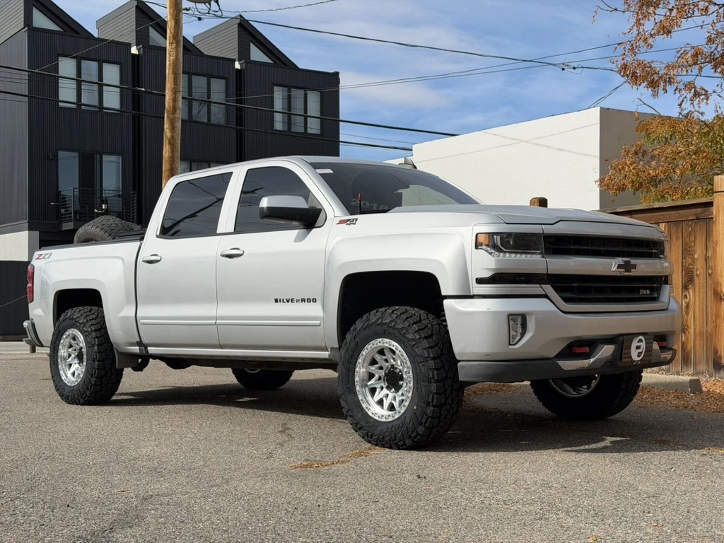 Lock Off-Road Lunatic Polished Silver Rim on 2017 Chevrolet Silverado 1500