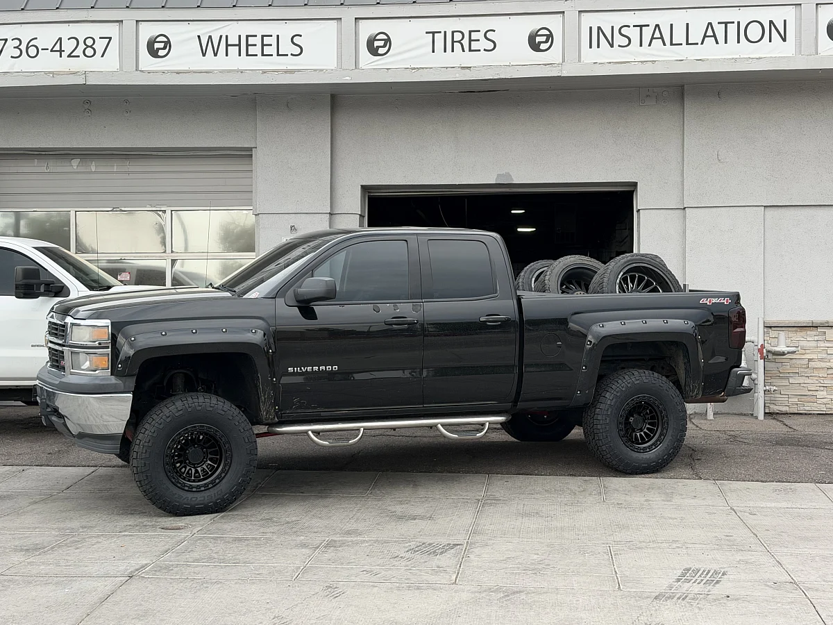 Lock Off-Road Black Mojave Wheel on 2016 Chevrolet Silverado 1500