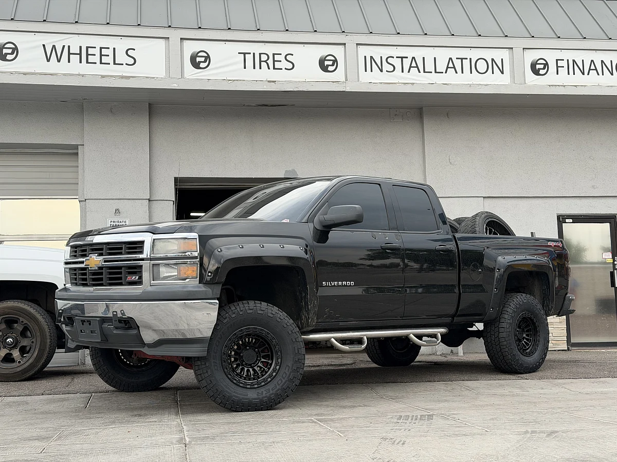 Lock Off-Road Mojave Black Rim on 2016 Chevrolet Silverado 1500