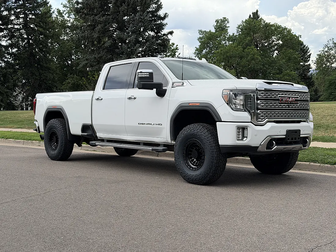 Lock Off-Road Mojave Black Aftermarket Wheel on 2020 GMC Sierra 2500HD
