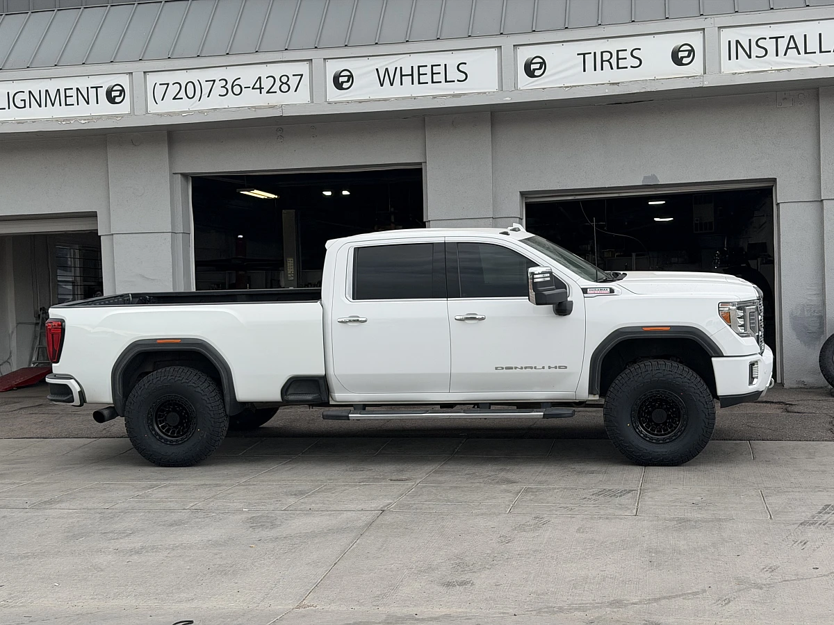 Lock Off-Road Mojave Wheels in Black for 2020 GMC Sierra 2500HD