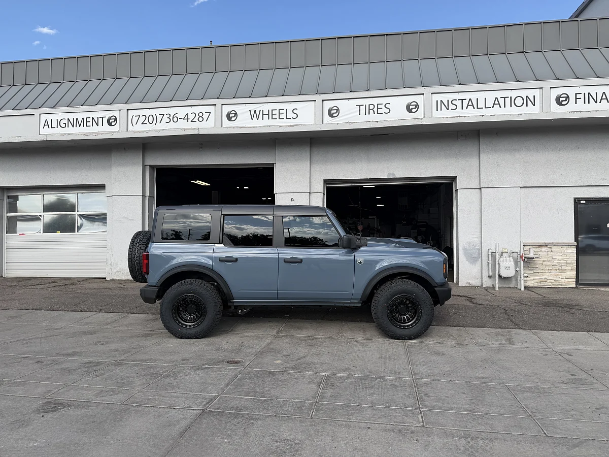 2024 Ford Bronco with Black Lock Off-Road Mojave Wheels