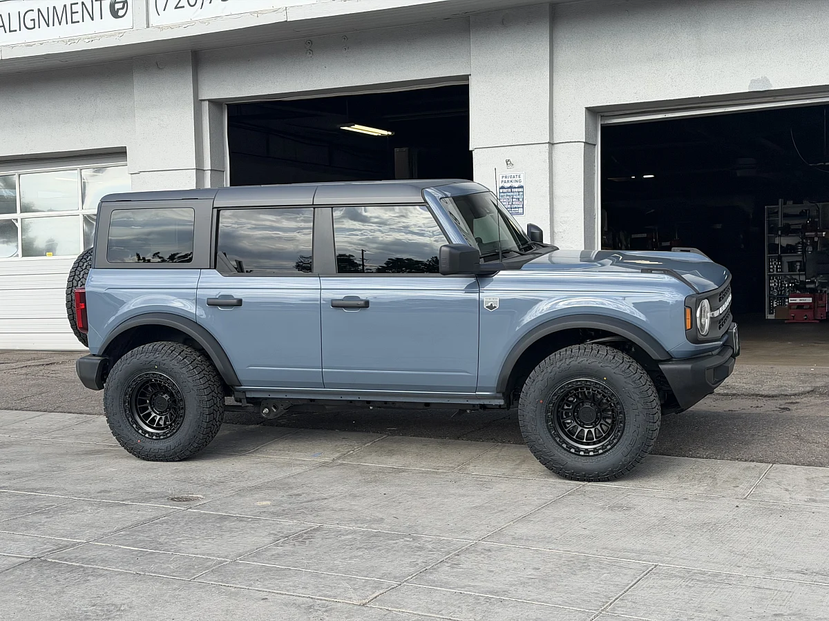Lock Off-Road Mojave Black Aftermarket Wheel on 2024 Ford Bronco