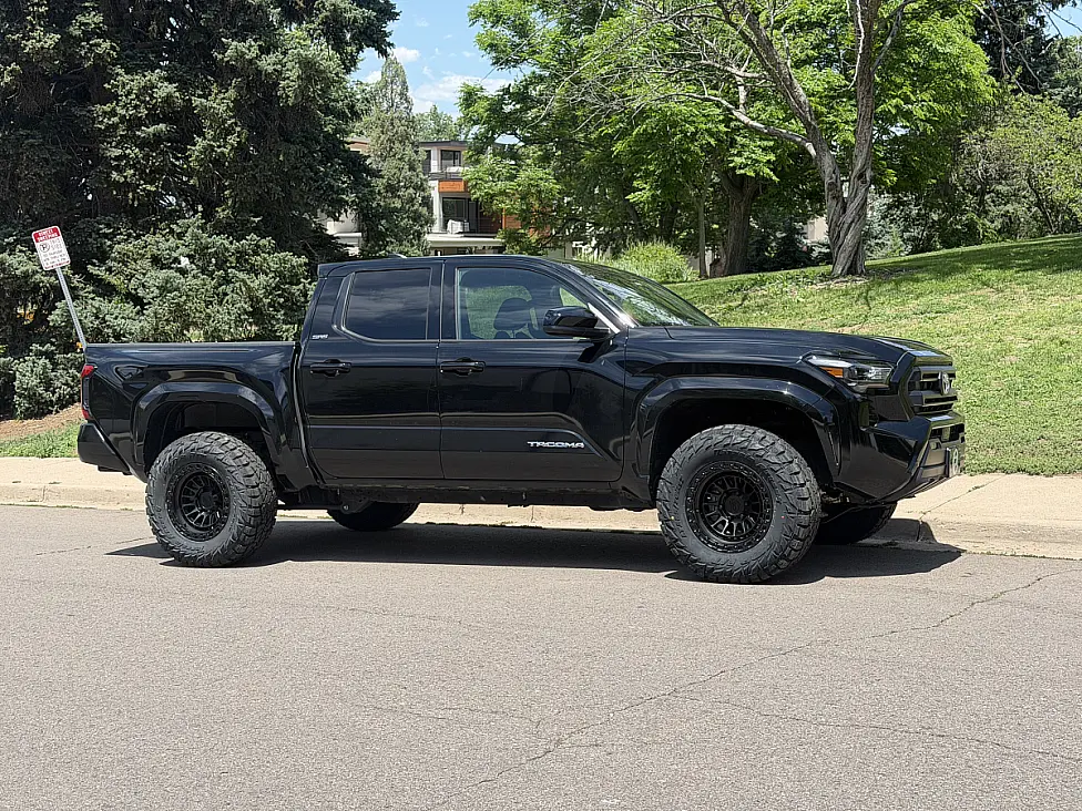 2026 Toyota Tacoma Fitted with Black Lock Off-Road Mojave Rims