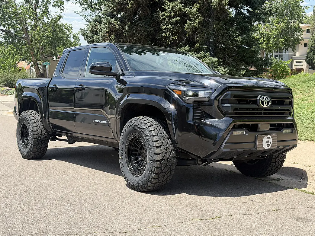 2026 Toyota Tacoma with Black Lock Off-Road Mojave Rims
