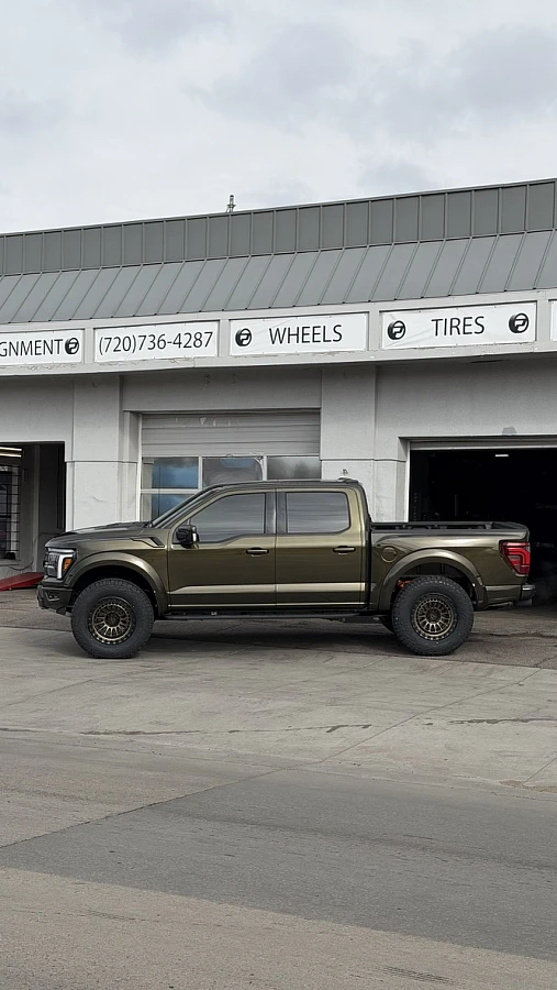 2026 Ford F-150 with Lock Off-Road Mojave Bronze Rims
