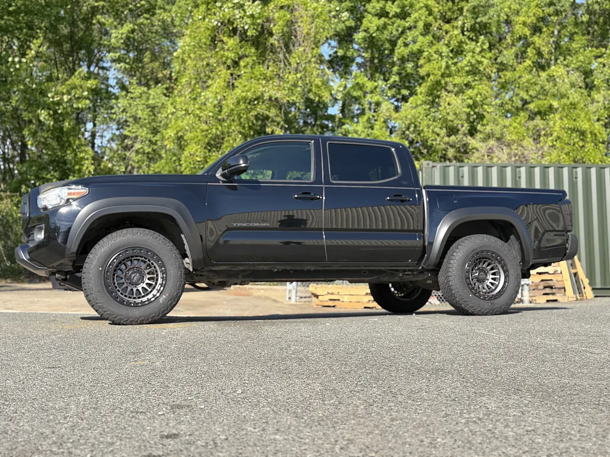 Lock Off-Road Mojave Charcoal Rim on 2021 Toyota Tacoma