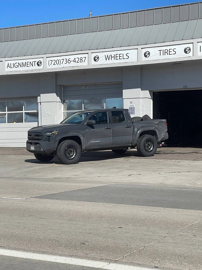Lock Off-Road Mojave Charcoal Aftermarket Wheel on 2024 Toyota Tacoma