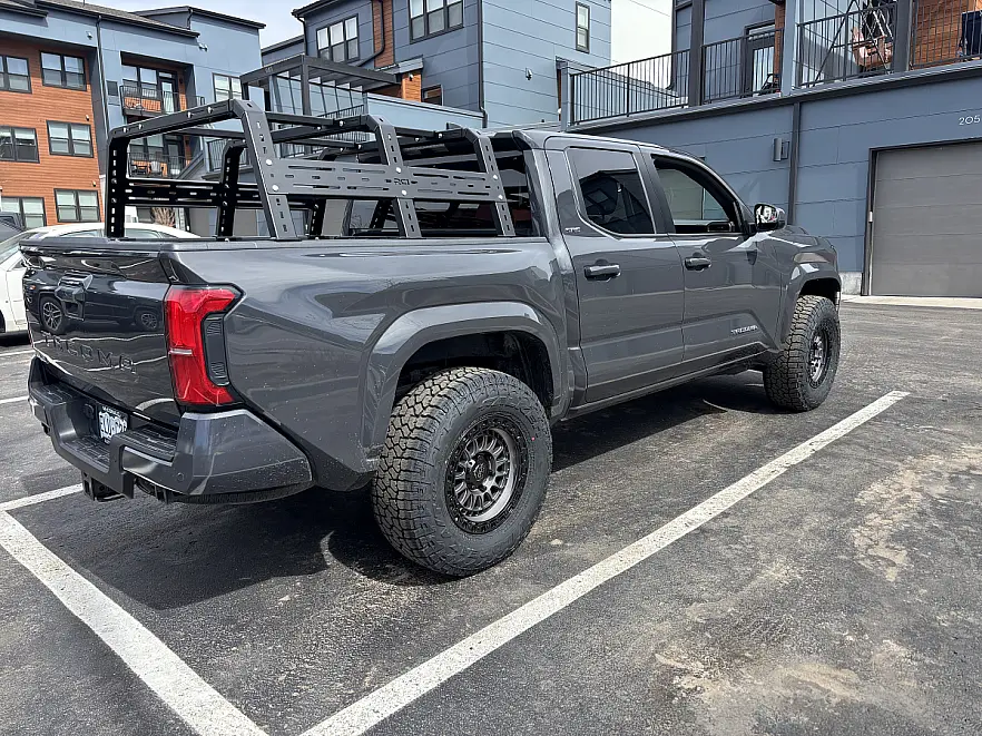 Lock Off-Road Mojave Charcoal Rim on 2024 Toyota Tacoma