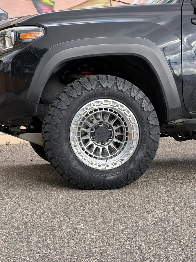 2023 Toyota Tacoma with Lock Off-Road Mojave Polished Rims