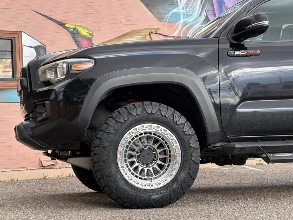 2023 Toyota Tacoma with Lock Off-Road Mojave Polished Wheels