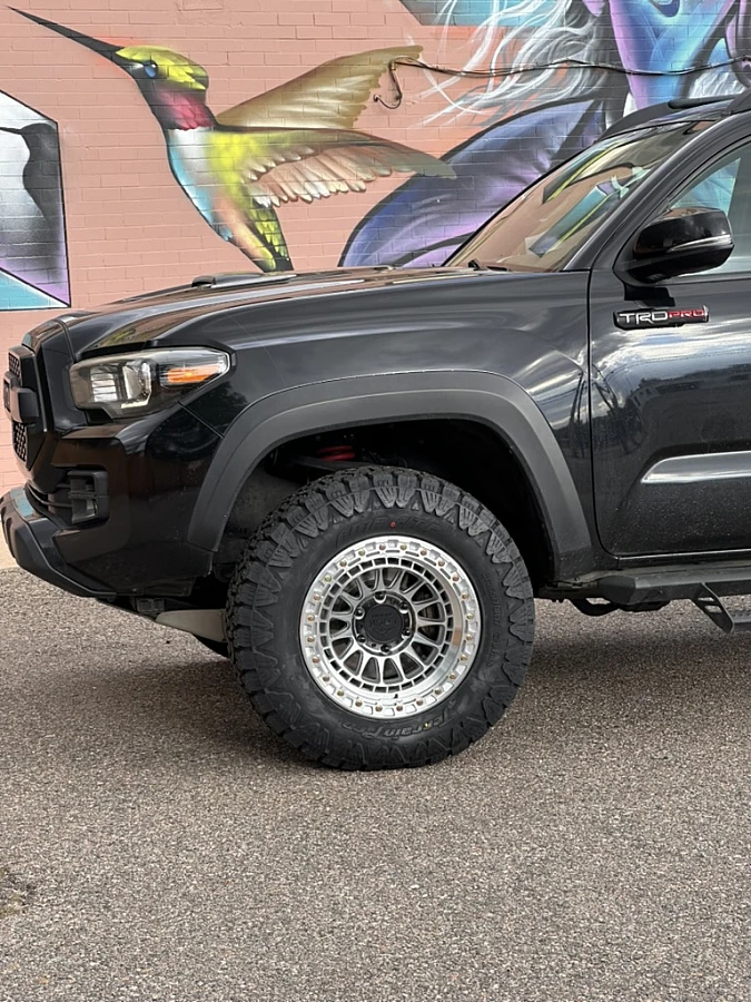 Lock Off-Road Mojave Polished Rim on 2023 Toyota Tacoma