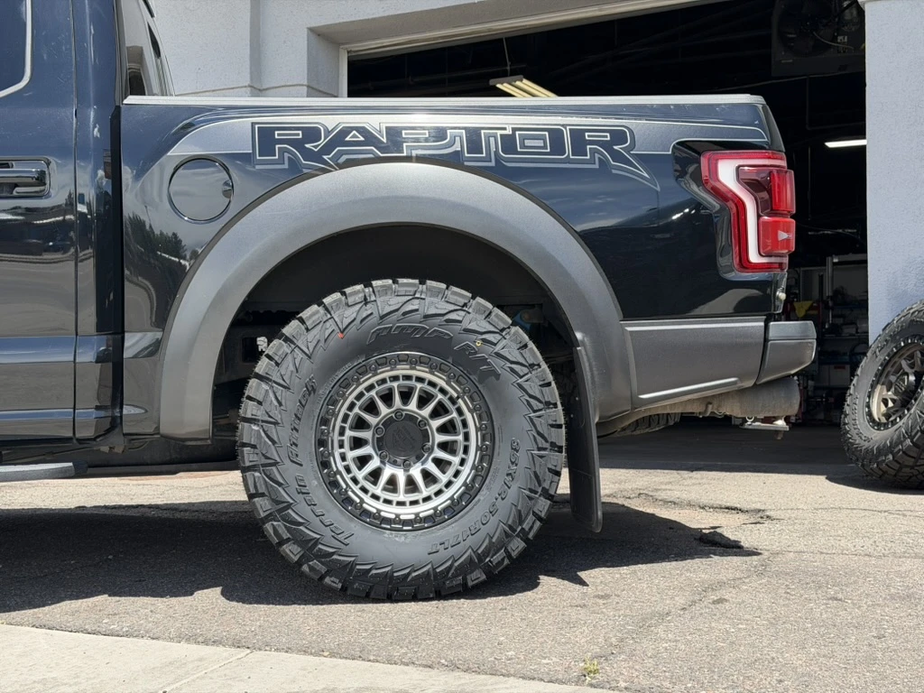 2017 Ford F-150 with Two Tone Lock Off-Road Mojave Rims