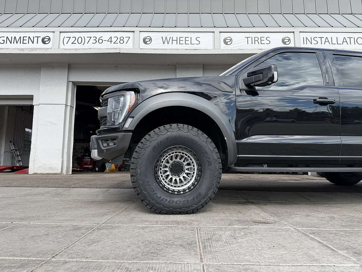 2023 Ford F-150 with Two Tone Lock Off-Road Mojave Rims