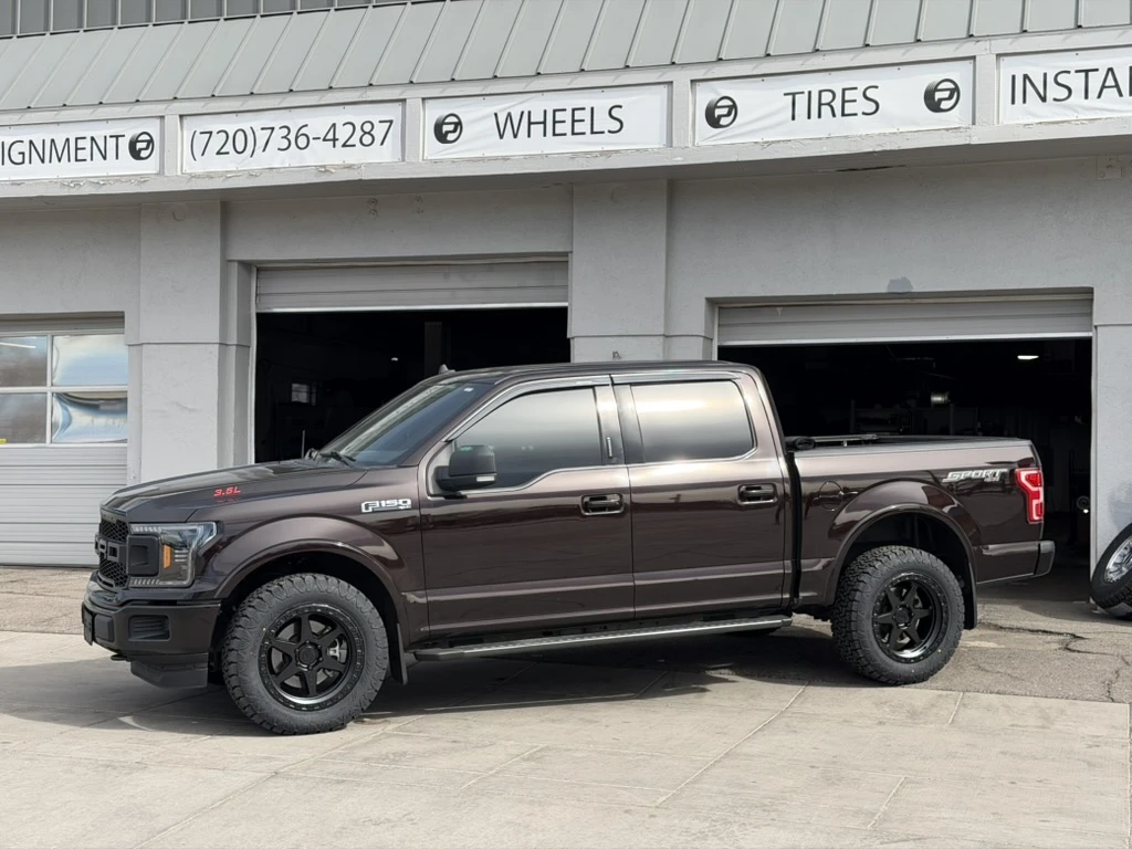 Lock Off-Road Black Olympus Wheel on 2020 Ford F-150