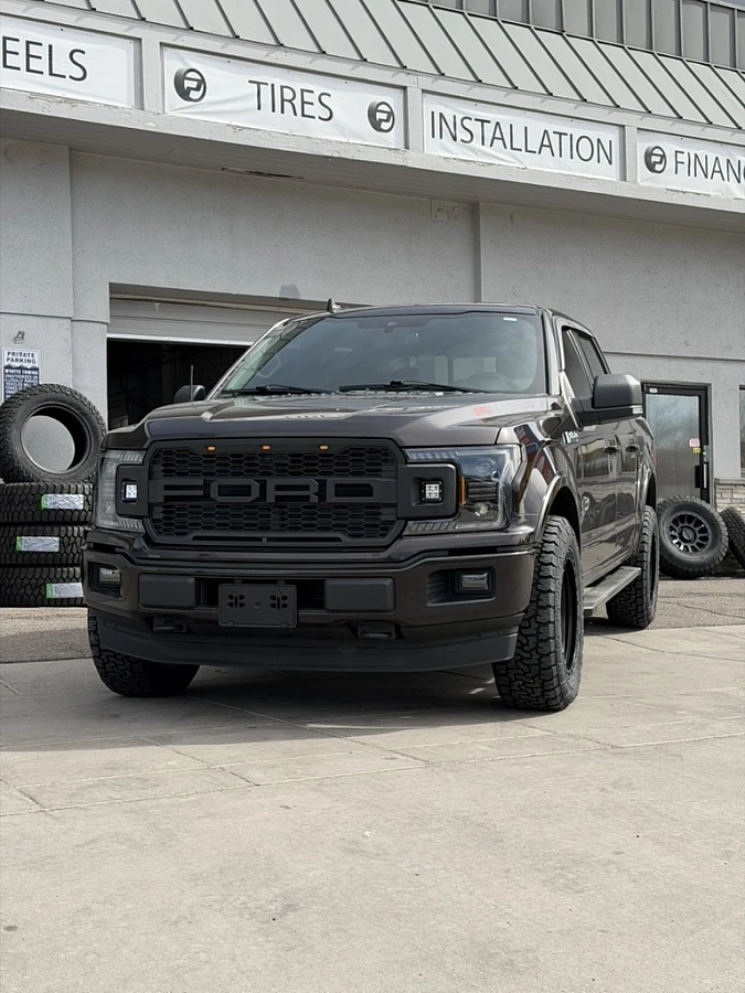 Lock Off-Road Olympus Black Aftermarket Wheel on 2020 Ford F-150