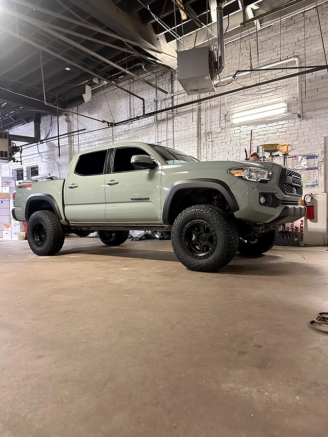 Lock Off-Road Olympus Black on 2023 Toyota Tacoma