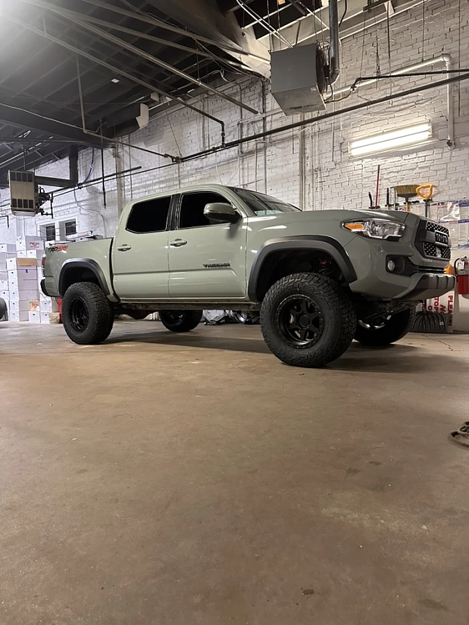 Lock Off-Road Olympus Black Rim on 2023 Toyota Tacoma