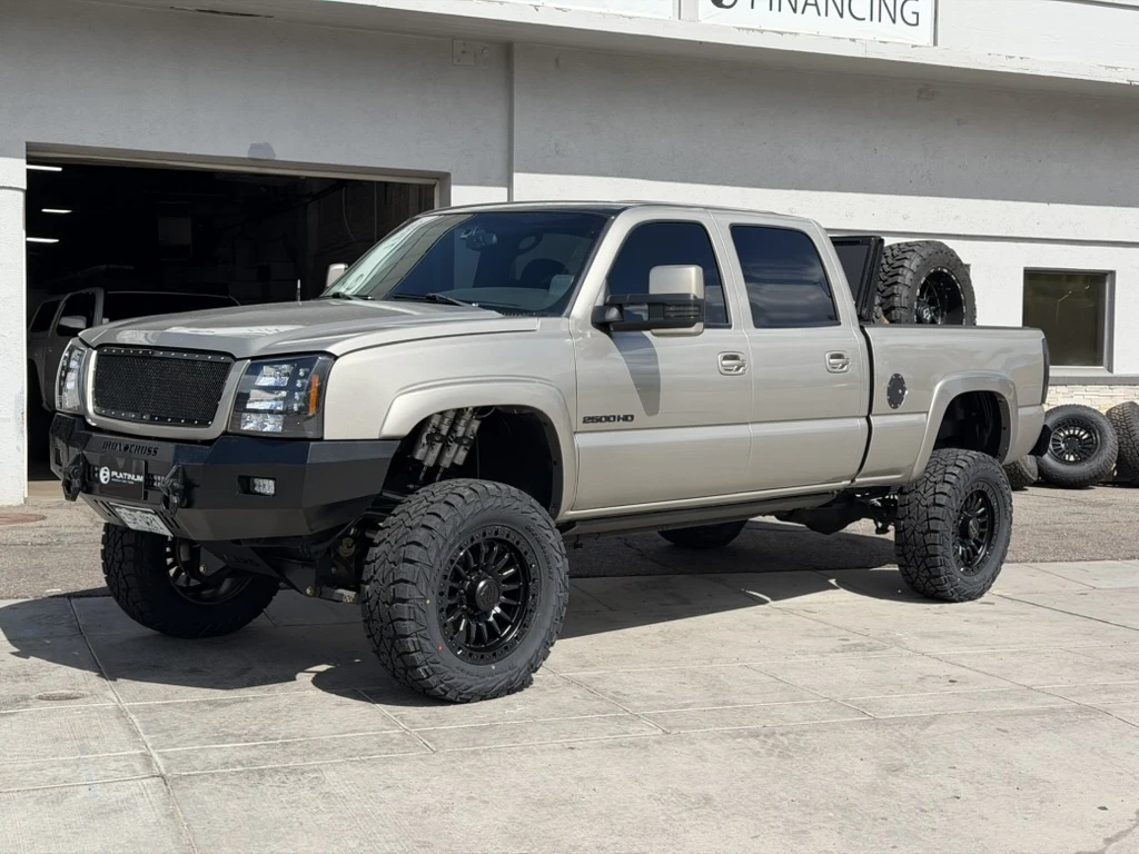 2003 Chevrolet Silverado 2500HD with Lock Off-Road Trail Matte Black Rims