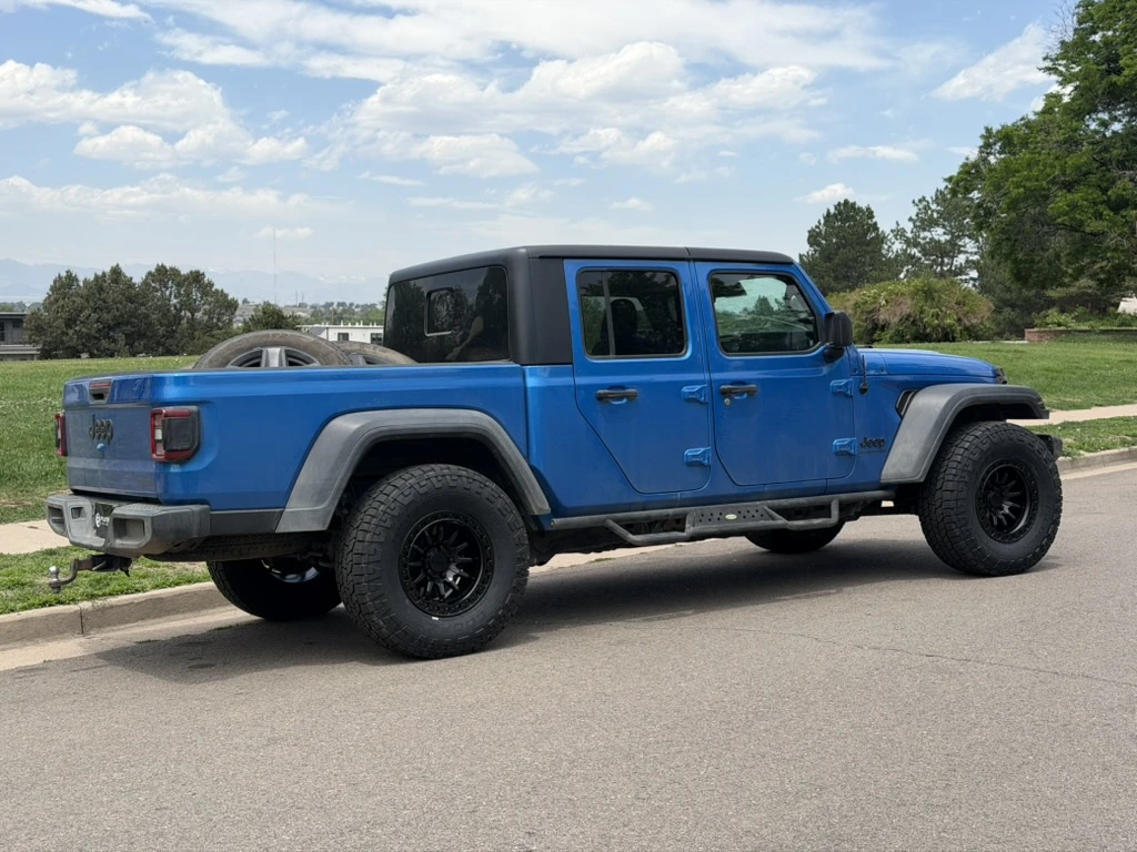 2024 Jeep Gladiator with Lock Off-Road Trail Matte Black Wheels