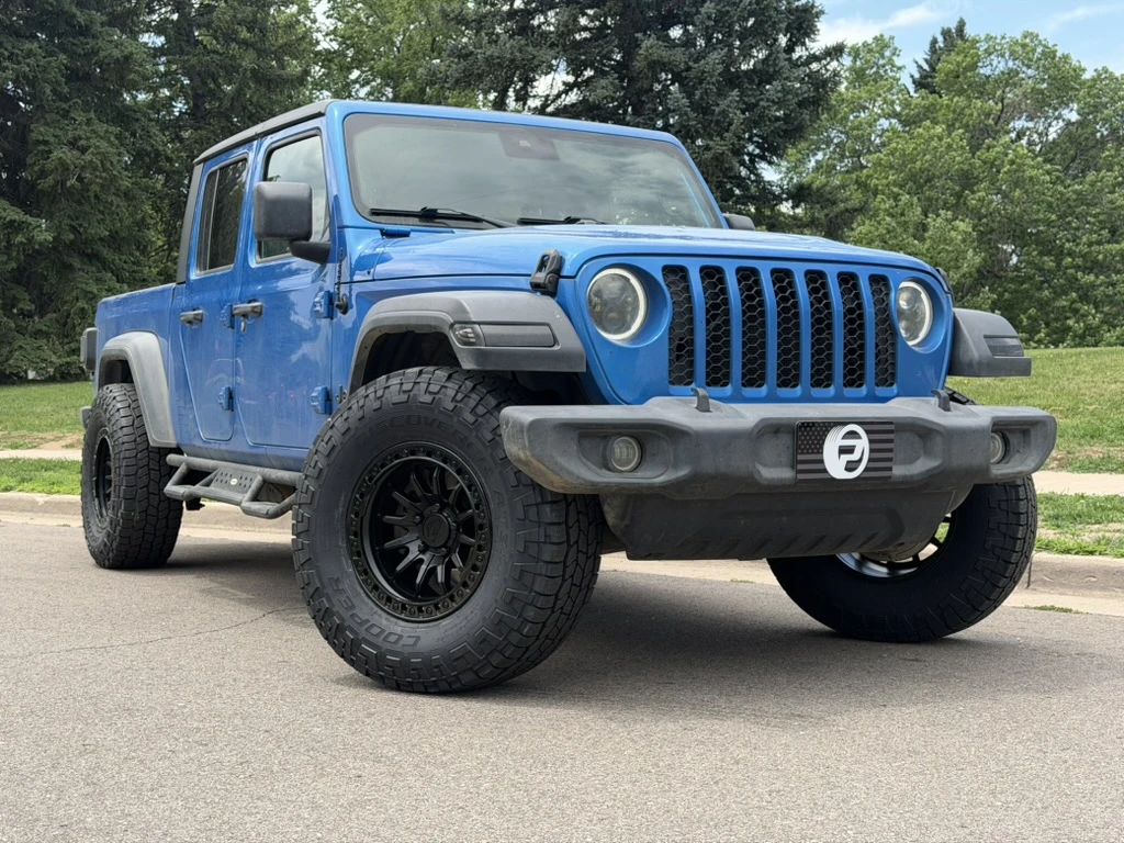 Lock Off-Road Trail Matte Black Aftermarket Wheel on 2024 Jeep Gladiator