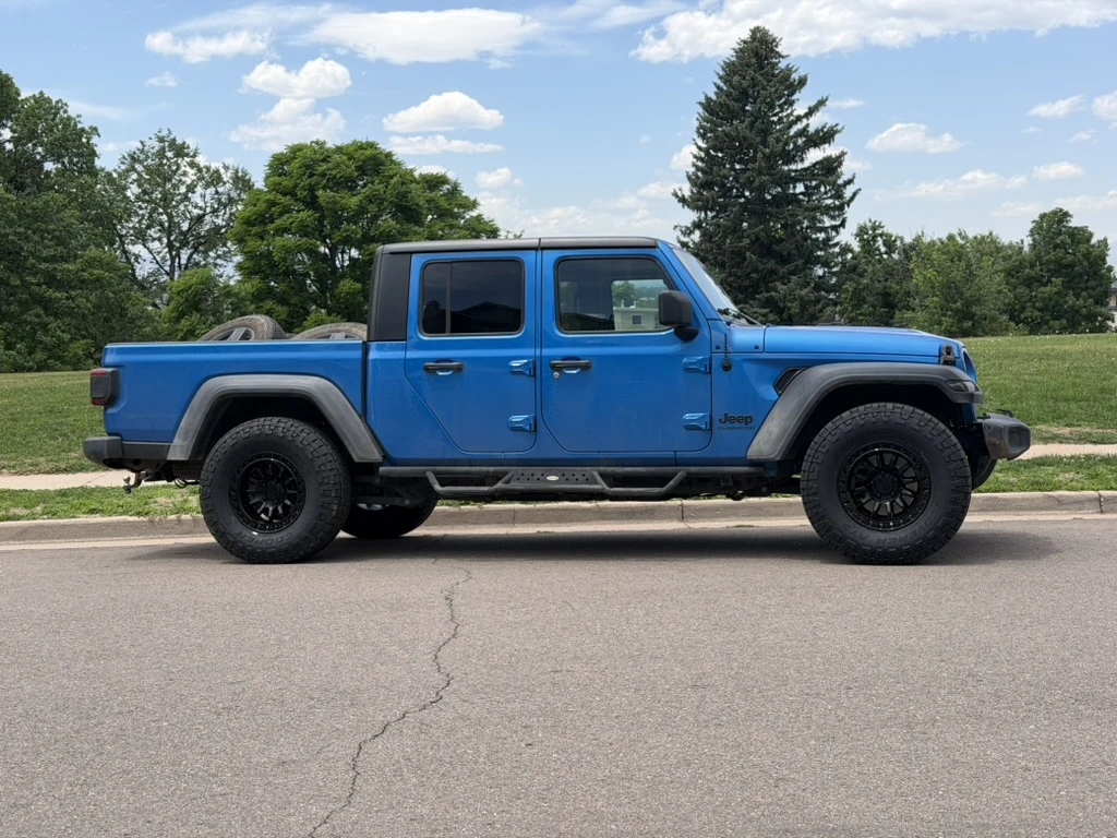 Matte Black Lock Off-Road Trail on 2024 Jeep Gladiator